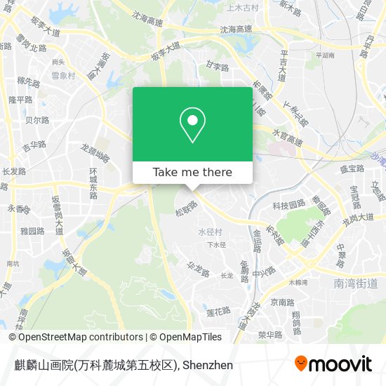 麒麟山画院(万科麓城第五校区) map