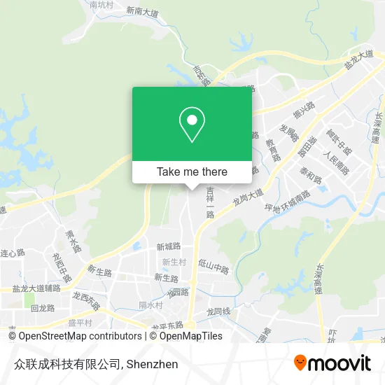 众联成科技有限公司 map