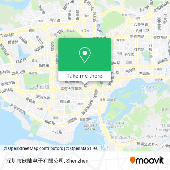 深圳市欧陆电子有限公司 map
