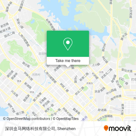 深圳盒马网络科技有限公司 map
