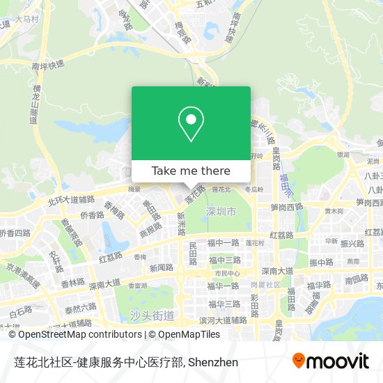 莲花北社区-健康服务中心医疗部 map