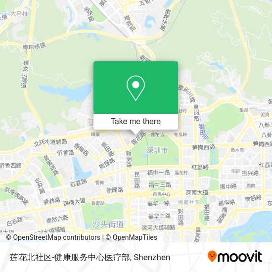 莲花北社区-健康服务中心医疗部 map