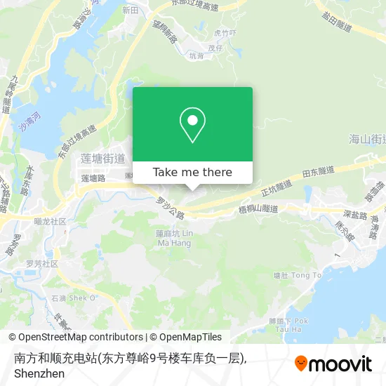 南方和顺充电站(东方尊峪9号楼车库负一层) map