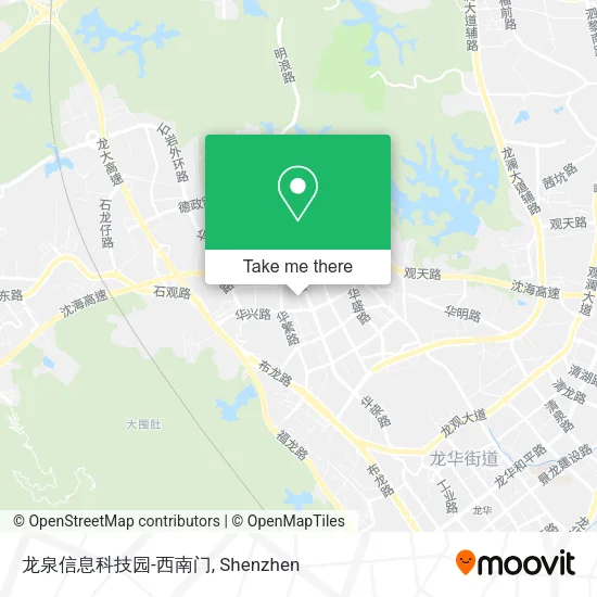 龙泉信息科技园-西南门 map