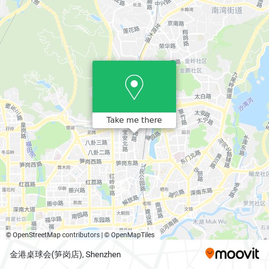 金港桌球会(笋岗店) map
