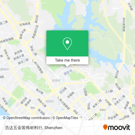 浩达五金装饰材料行 map