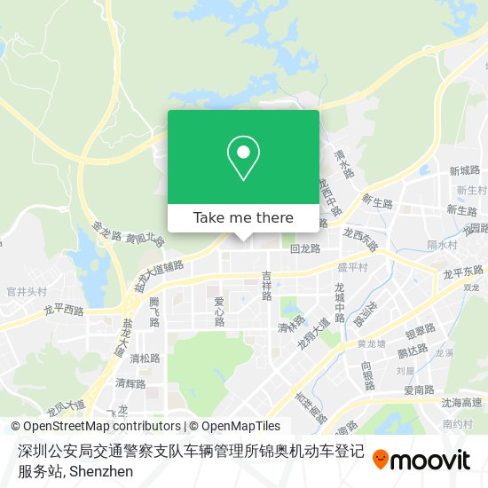 深圳公安局交通警察支队车辆管理所锦奥机动车登记服务站 map