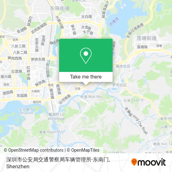 深圳市公安局交通警察局车辆管理所-东南门 map