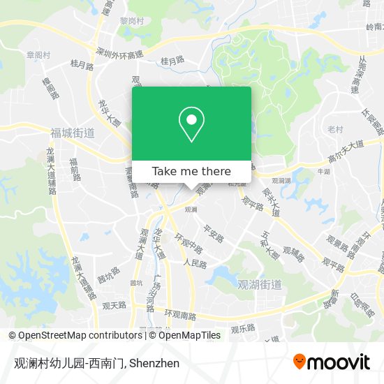 观澜村幼儿园-西南门 map
