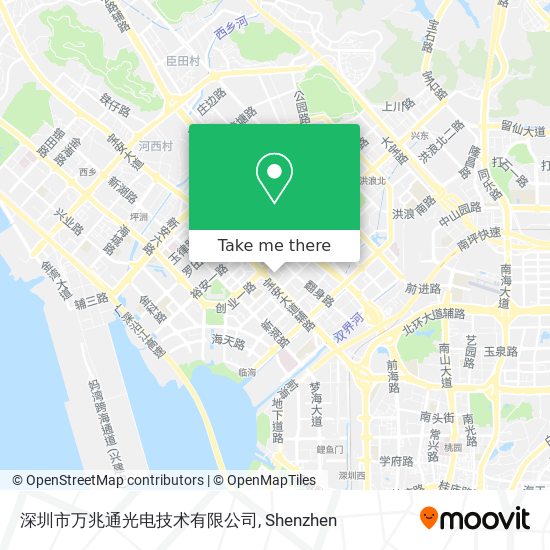 深圳市万兆通光电技术有限公司 map