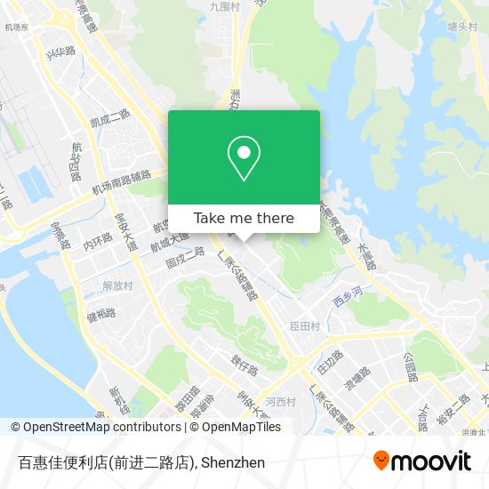 百惠佳便利店(前进二路店) map