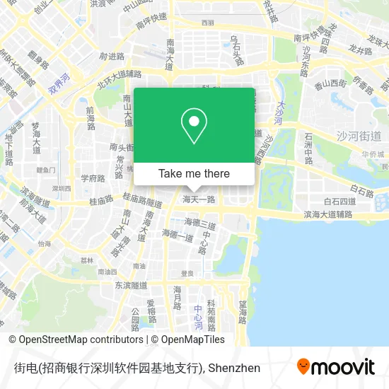 街电(招商银行深圳软件园基地支行) map