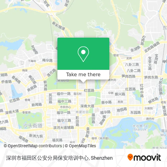 深圳市福田区公安分局保安培训中心 map