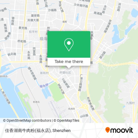 佳香湖南牛肉粉(福永店) map