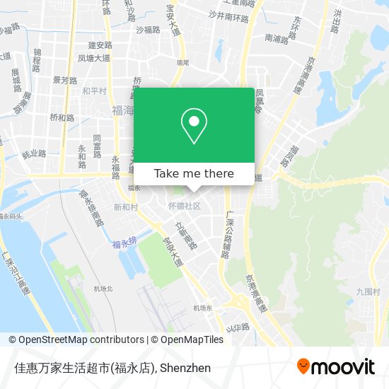 佳惠万家生活超市(福永店) map