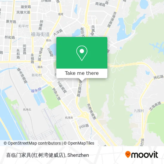 喜临门家具(红树湾健威店) map