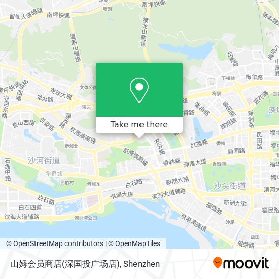 山姆会员商店(深国投广场店) map