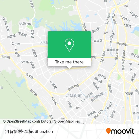 河背新村-25栋 map