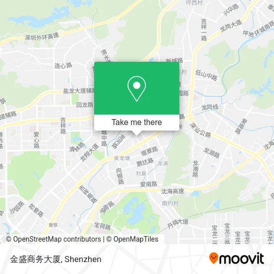 金盛商务大厦 map