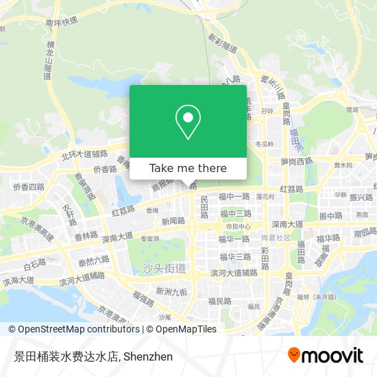 景田桶装水费达水店 map
