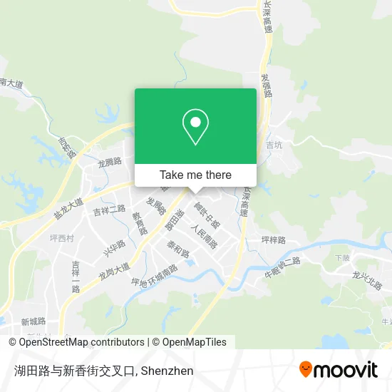 湖田路与新香街交叉口 map
