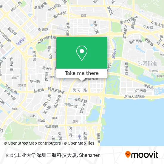 西北工业大学深圳三航科技大厦 map