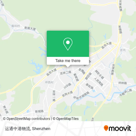 运通中港物流 map