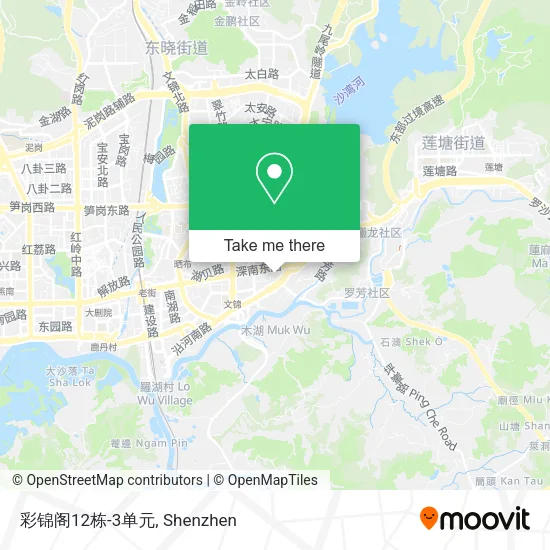 彩锦阁12栋-3单元 map