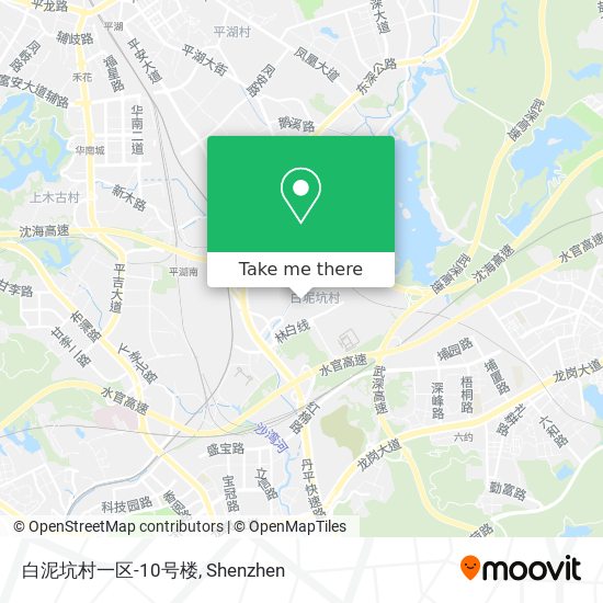 白泥坑村一区-10号楼 map