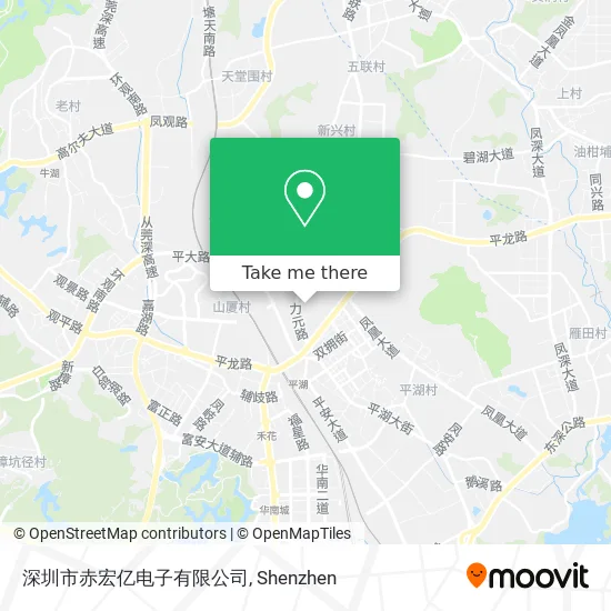 深圳市赤宏亿电子有限公司 map
