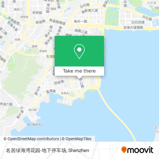 名居绿海湾花园-地下停车场 map