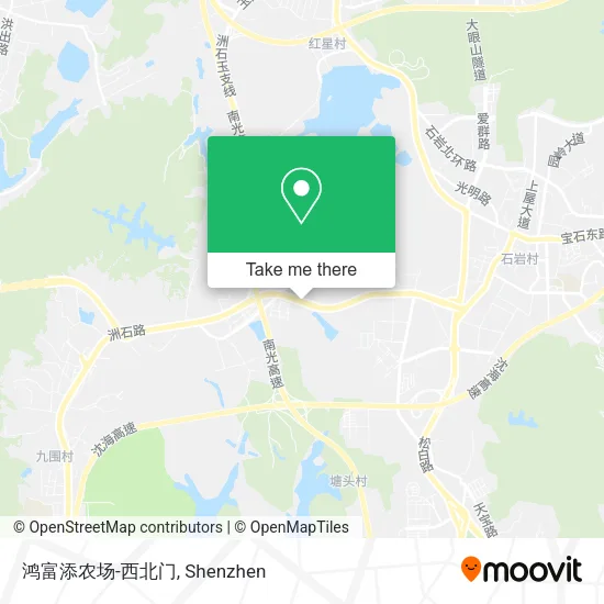 鸿富添农场-西北门 map