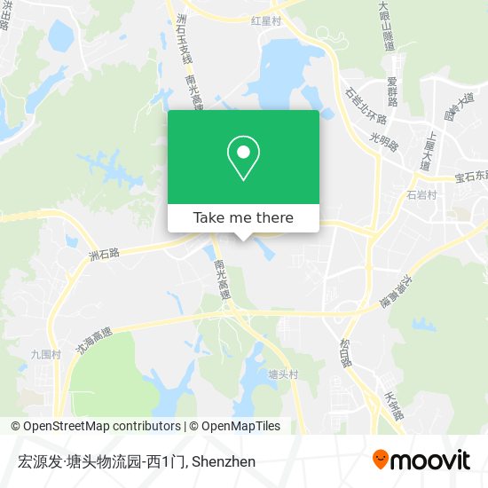 宏源发·塘头物流园-西1门 map