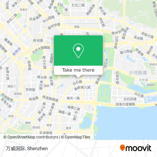 万威国际 map