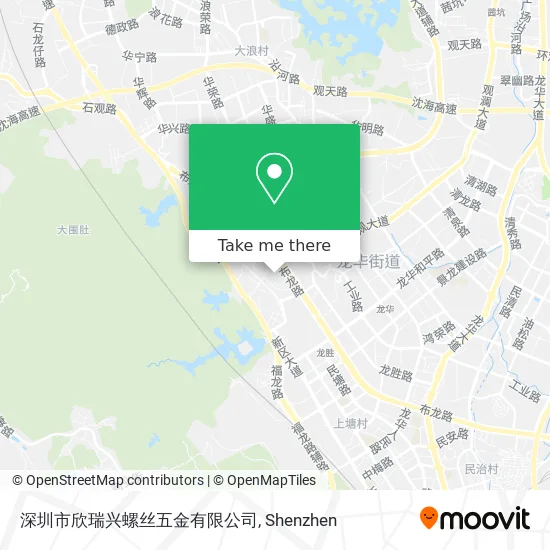 深圳市欣瑞兴螺丝五金有限公司 map