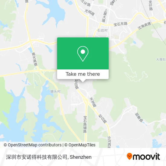 深圳市安诺得科技有限公司 map