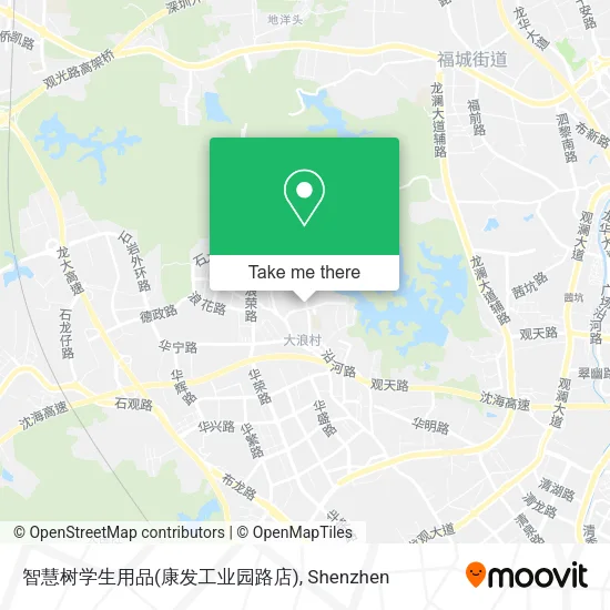 智慧树学生用品(康发工业园路店) map