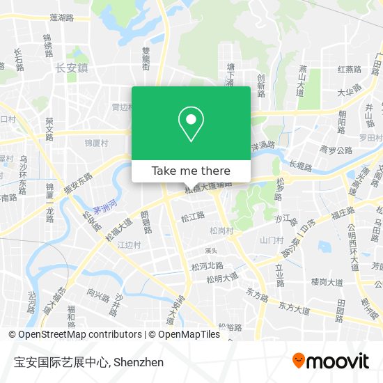 宝安国际艺展中心 map