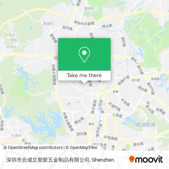 深圳市合成立塑胶五金制品有限公司 map