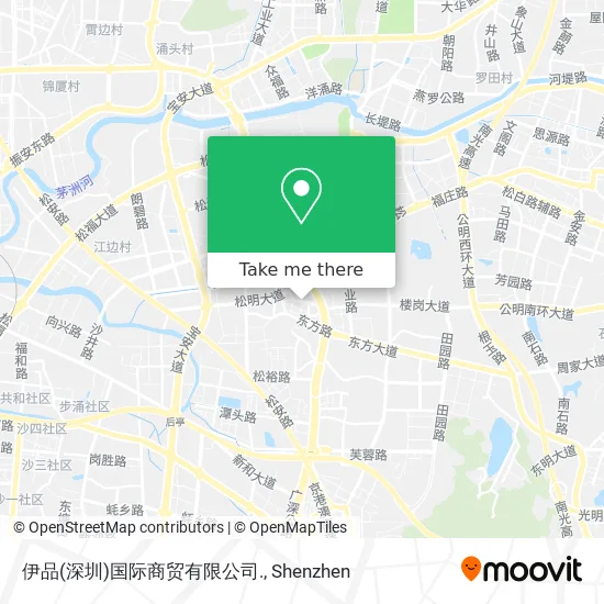 伊品(深圳)国际商贸有限公司. map