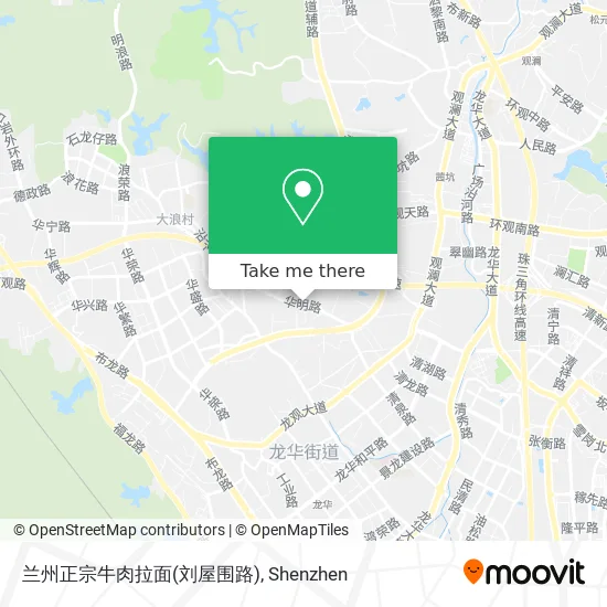 兰州正宗牛肉拉面(刘屋围路) map