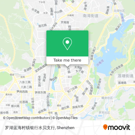 罗湖蓝海村镇银行水贝支行 map