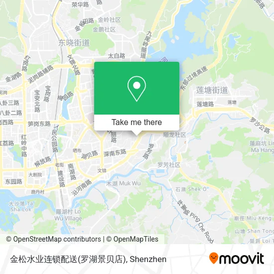 金松水业连锁配送(罗湖景贝店) map