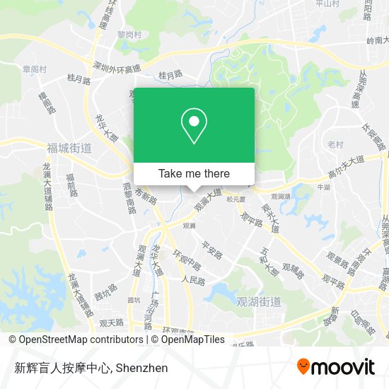 新辉盲人按摩中心 map
