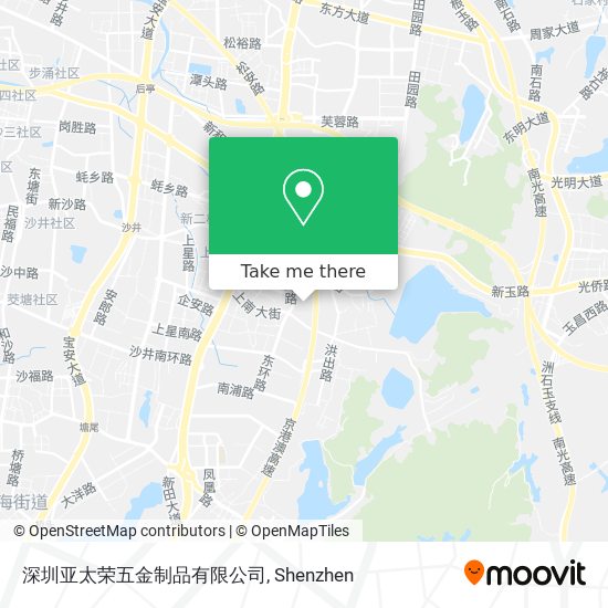 深圳亚太荣五金制品有限公司 map