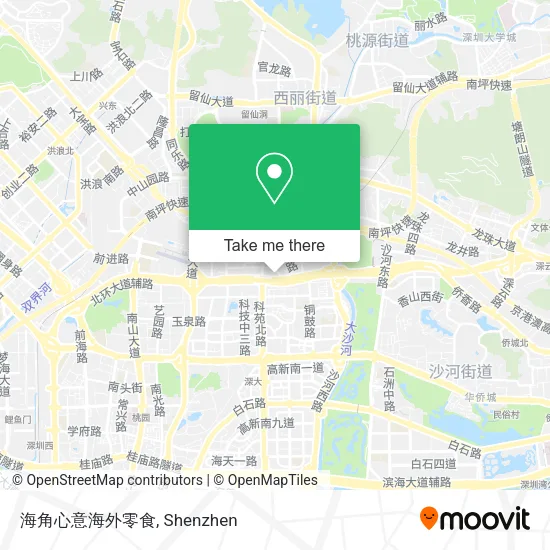 海角心意海外零食 map