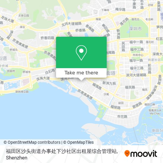 福田区沙头街道办事处下沙社区出租屋综合管理站 map