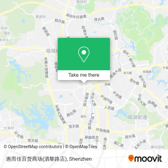 惠而佳百货商场(泗黎路店) map