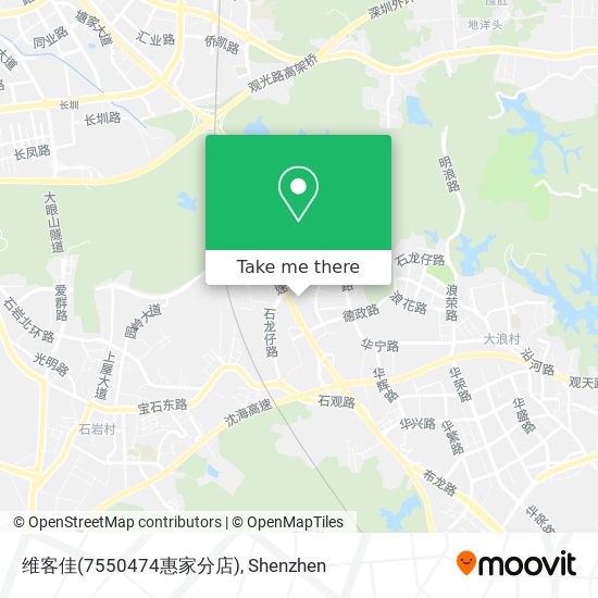 维客佳(7550474惠家分店) map