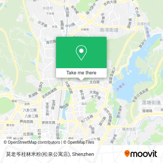 莫老爷桂林米粉(松泉公寓店) map